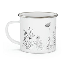 Load image into Gallery viewer, Wildflower Enamel Camping Mug